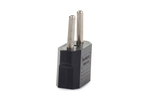 Adaptador de clavija adaptador de polaco a toma universal 125v - 250v 6a