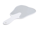 Cosmetic make-up mirror dental hand mirror in tooth shape