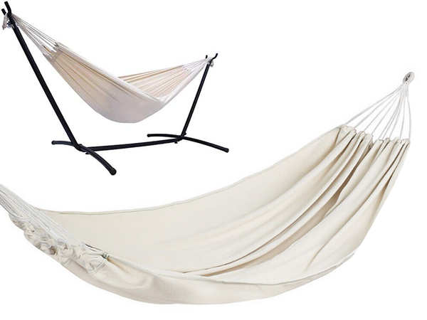 Jednoduchý materiál hammak 200x80 obal boho taška s lanemha