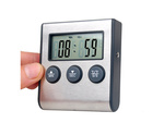 Thermometer mit thermosonde zum garen von fleisch aus der räucherkammer