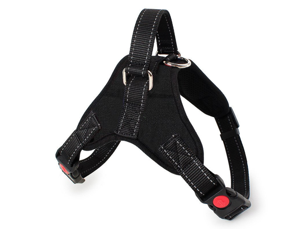 Sturdy, non-pressure harness for dogs handle light l