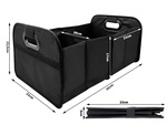 Large organiser for the boot of a car boot stiffened box