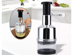 Vegetable and fruit chopper for garlic hand chopper shredder container