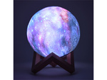 3d rgb luna luz de noche con mando a distancia