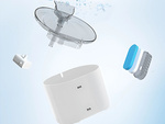 Dzeramā strūklaka kaķis suns bļoda automātiska + filtrs 2l kustības sensors