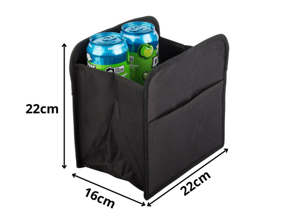 Car organiser for the rear seat backrest phone pocket