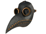 Havran vták mor maska lekár latex halloween