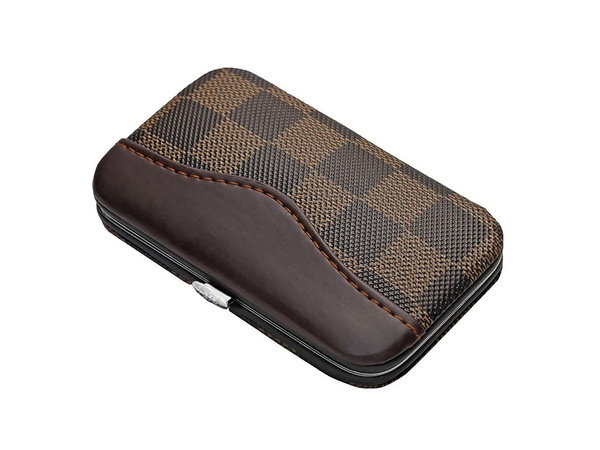 Набор для ногтевого искусства маникюр педикюр случае ногтей кусачки 7 предметов