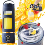 Portable blender cup electric mixer usb 8 blades smoothie