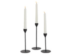 Portavelas glamour metal juego de mesa decorativo 3 pcs