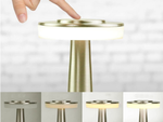 Nočné svetlo stolová dotyková lampa 3 krok spálne lampa bezdrôtová