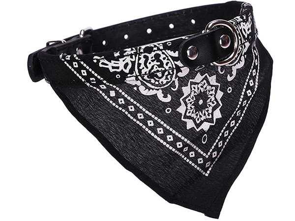 Guler de câine cu bandana pentru câine pisică l