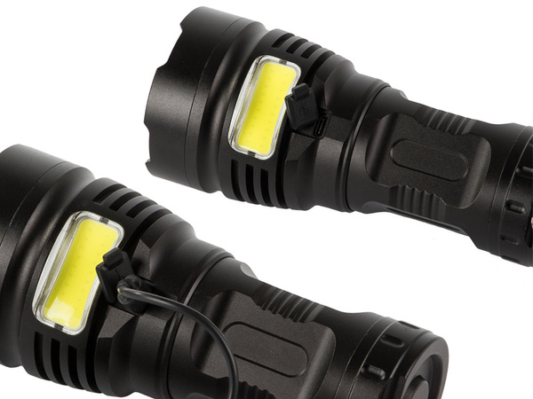 Torche tactique bailong cree cob led xhp90 strong