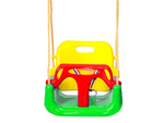 Dětská zahradní houpačka květinové sedátko s lanem ke stromu