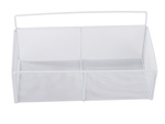 Cesta colgante organizador metálico estante colgante cocina blanco