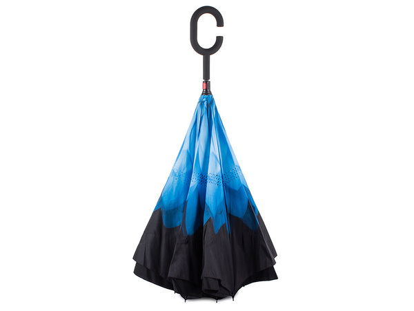 Umbrella inverted folding umbrella inverted strong wires solid standing
