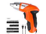 Cordless screwdriver set 45 el bits case