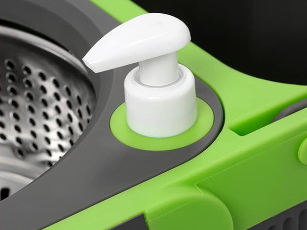 Rotációs mop 360 turbo vödör készlet 2x mikroszálas párna