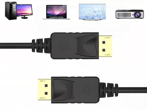 Dp 1.4 video audio displejový kabel 8k 4k 2k 2m