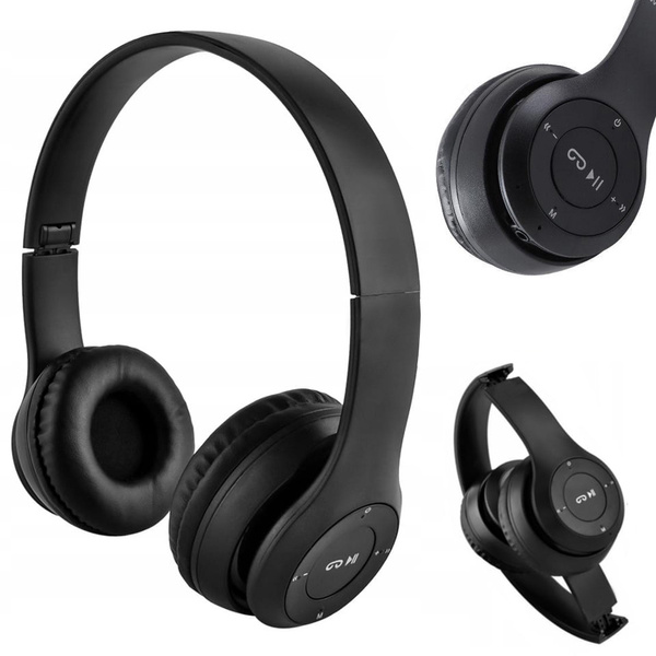 Traadita kõrvaklapid p47 bluetooth mikrofon mp3