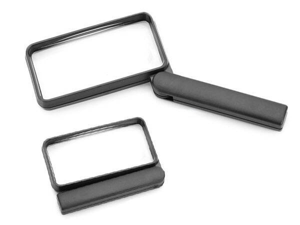 Lupa de bolsillo plegable de joyero para leer