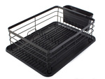 Drying rack dish drainer large tray