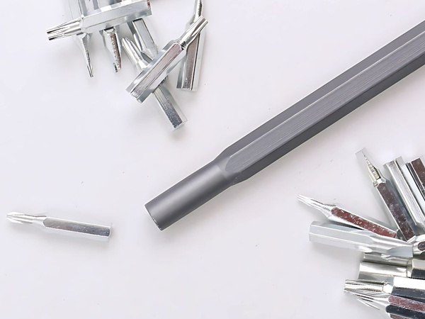 Präzisionsschraubendreher-bitsatz magnetische bits 24 bits + koffer