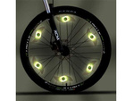 Cache-rayon lumineux roue led vélo moto