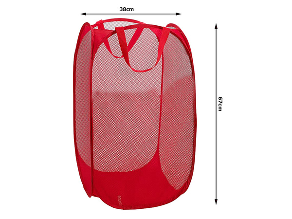 Cesto de ropa plegable para juguetes gran contenedor de almacenamiento asas