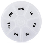 Medicine container box organiser 7 days