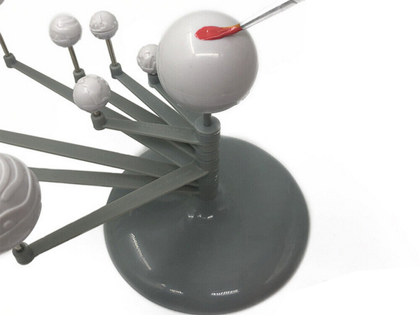 Kreatives malset sonnensystem lernmodell planeten 3d