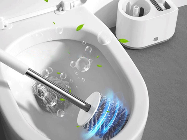 Perie de toaletă silicon wc set set dublu 2in1 toaletă