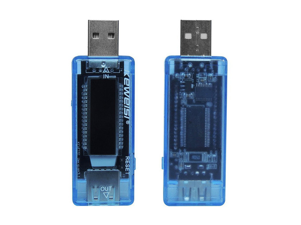 Voltímetro amperímetro usb comprobador de tensión