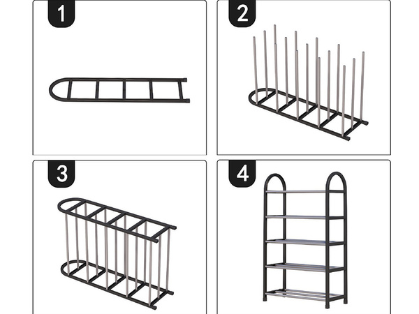 Pantof rack pantof organizator magazin dulap rack 5 niveluri mari