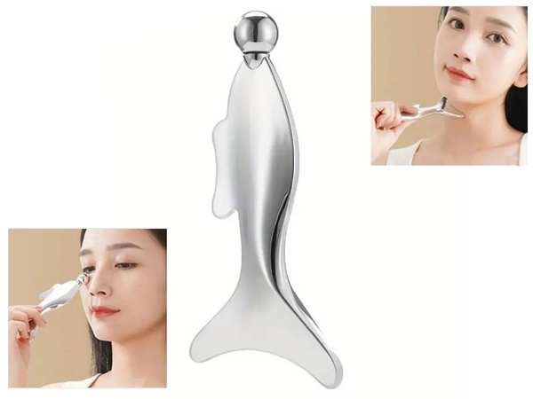 Metal massager plate body ball cold stainless steel