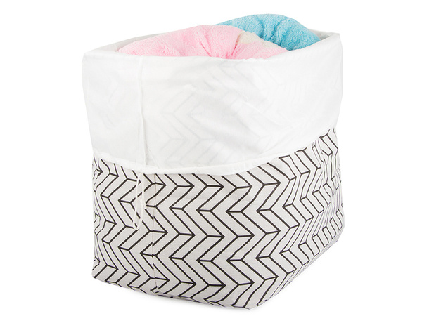 Salokāms grozs veļas rotaļlietām liels slēdzams