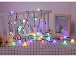 Garden garland lights 20 led solar multicolour