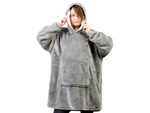 Teplá mikina oversize deka xxl 2v1 hrubý fleece