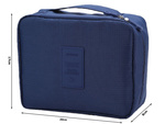 Cestovní organizér na make-up navy blue