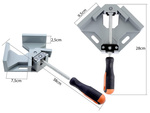 JOINER'S CLAMP ANGLE BRACKET 90 CORNER VISE METAL HANDLE