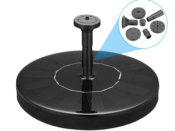 Solárne záhradné fontány čerpadlo plávajúce rybník