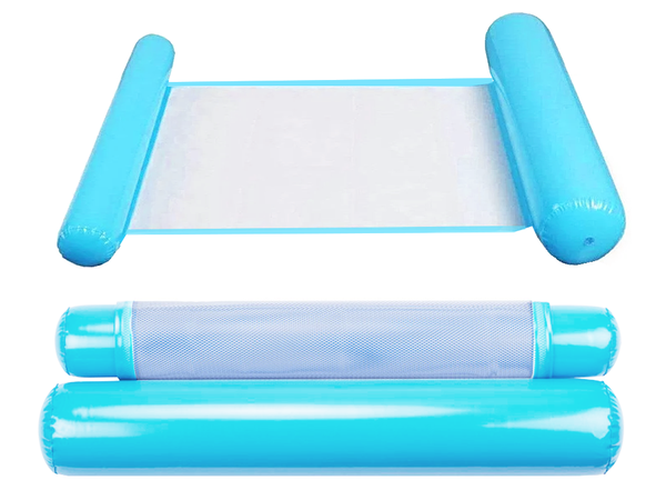 Nafukovací matrace vodní houpací síť koupací křeslo bazénové lehátko plovoucí podložka