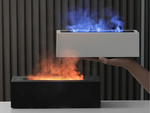 Led usb ultrasonický zvlažovač vzduchu flame aromaterapeutický diffúzor