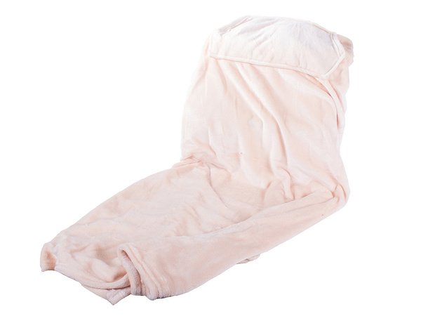 Fleece odeja z rokavi topla odeja jopica 140x200