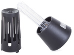 Lámpara insecticida para mosquitos insectos moscas uv eficaz 5w cepillo silencioso