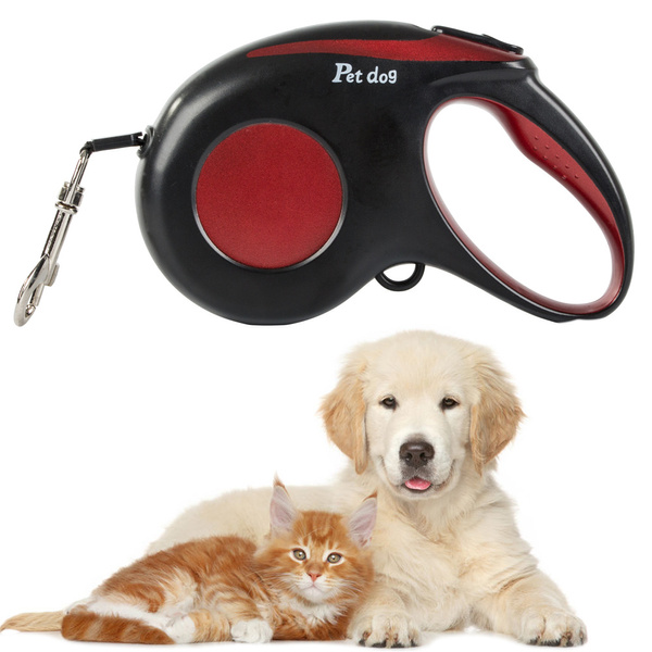 Lanyard automatico con bloqueador para perros tiras largas 5m 15kg