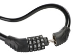 Candado de seguridad para bicicletas candado de cable código cifrado de cuatro cifras