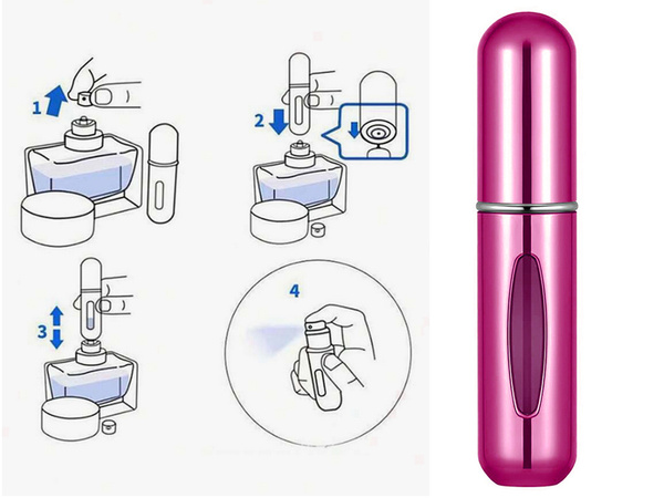 Vaporisateur de voyage avec parfum flacon 5ml distributeur de parfum