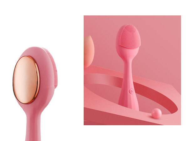 Facial cleansing brush sonic massager