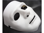 Biela maska na halloween myers horor party